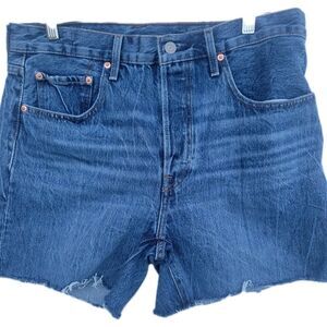 Levi’s 501 Women High Rise Size 30 Button Fly Cut Off Jean  Shorts